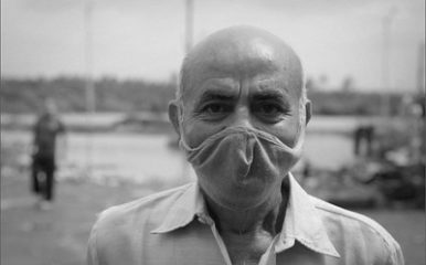 man in mask