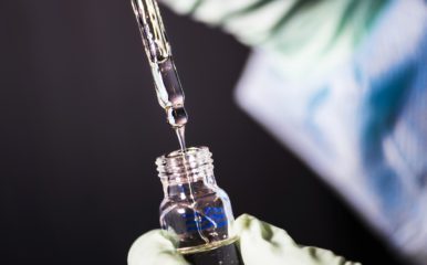 syringe in vial