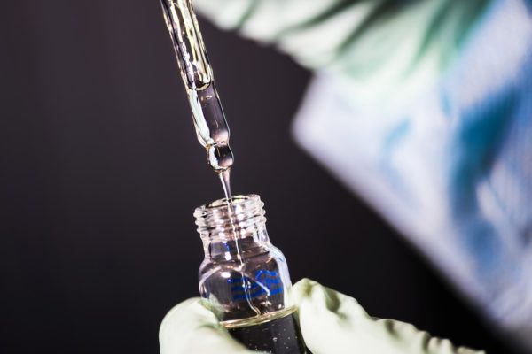 syringe in vial