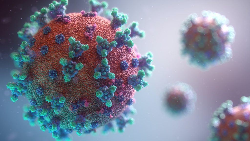 Visualisation of covid virus